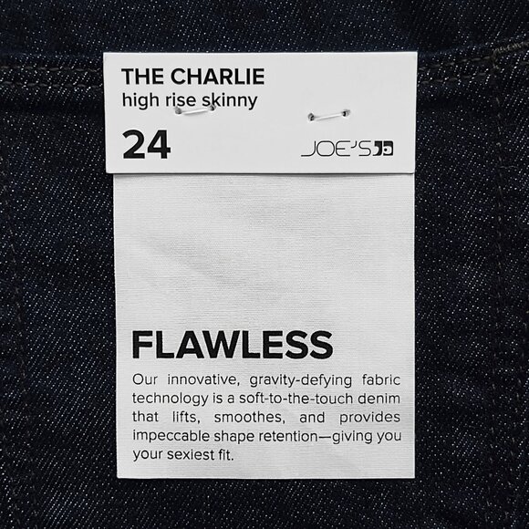 NWT JOE'S JEANS Flawless Charlie High Rise Skinny Ankle 24 Maribel NEW - Picture 4 of 8
